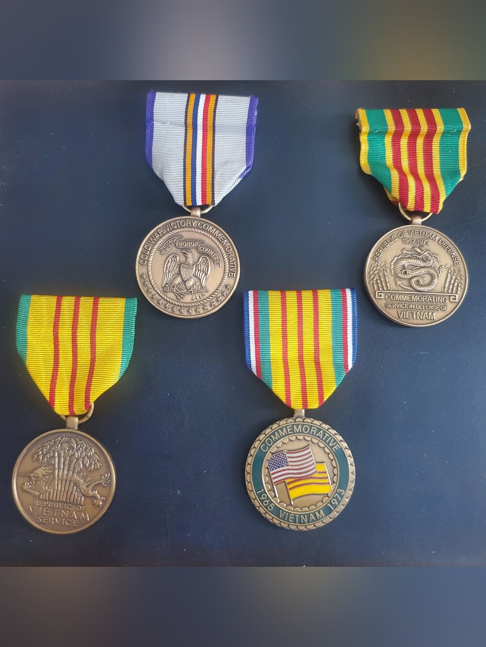 4  Military Medal  Veteran Vietnam National Defense